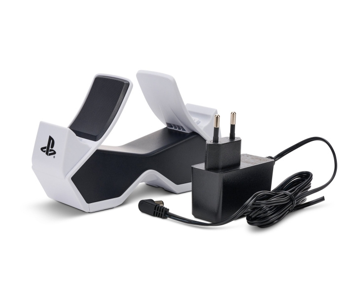 PowerA Dobbel ladestasjon for trådløs Dualsense-kontroll /PS5 i gruppen Elektronikk / TV-spill & tilbehør / Sony PlayStation 5 hos TP E-commerce Nordic AB (D15666)