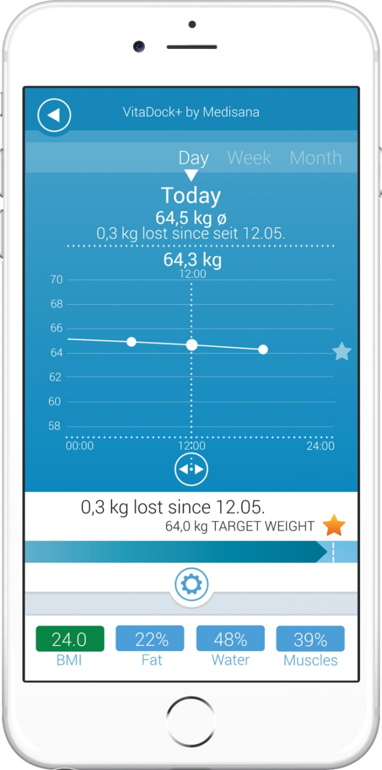 Medisana BS444 Bluetooth-smartvekt Medisana BS444 Bluetooth-smartvekt